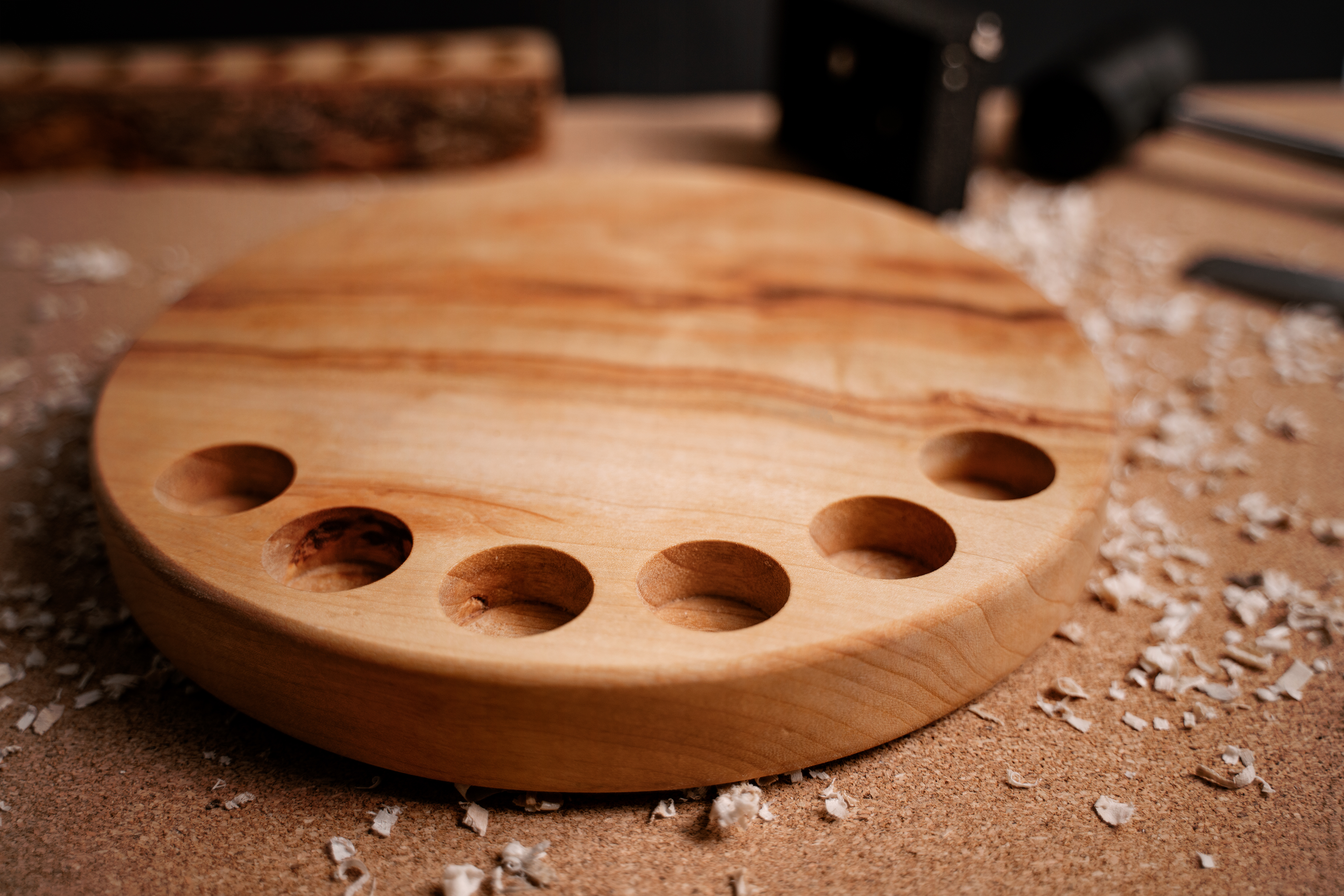 Round Oil & Diffuser Stand