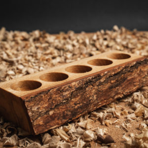 5-hole Row with Live Bark Edge - 15ml bottles