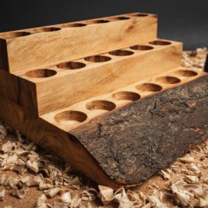 3 Tier 18-Hole Stand Camphor Laurel Live Edge